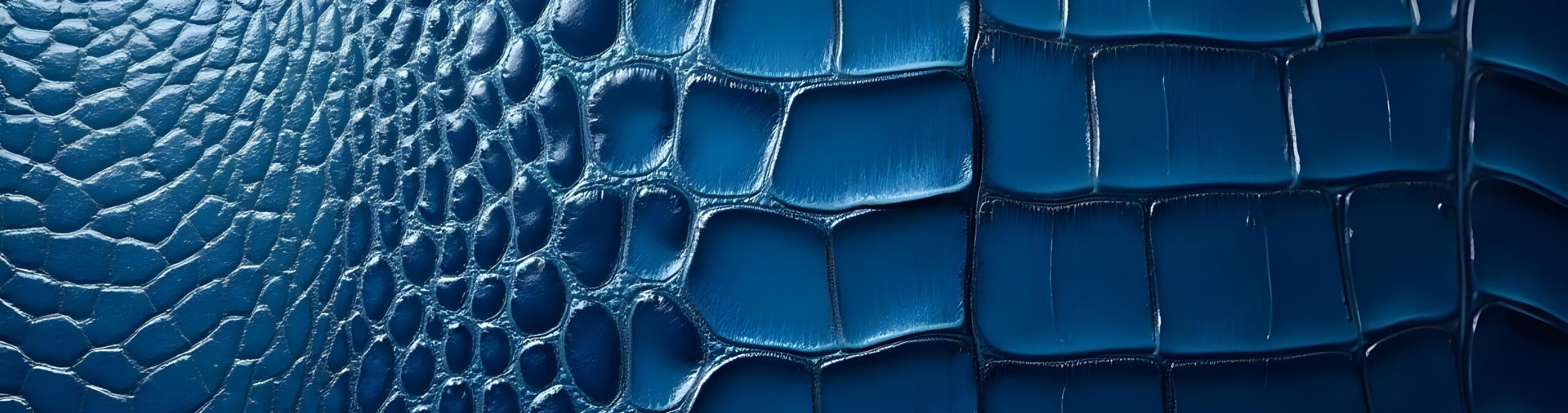 Alligator bleu texture MADAME ROYALE maroquinerie (1)