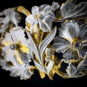 AURORE python or pâle ceinture Madame Royale Maroquinerie