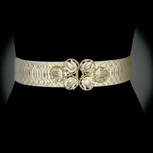 LUCE python doré pâle Madame Royale Maroquinerie LUCE python doré pâle Madame Royale Maroquinerie