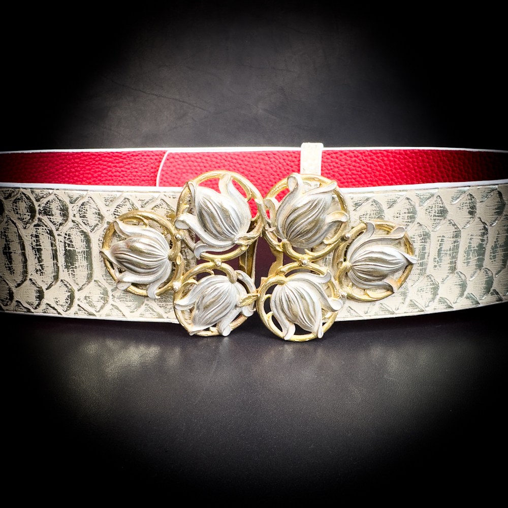 LUCE python doré pâle Madame Royale Maroquinerie LUCE python doré pâle Madame Royale Maroquinerie