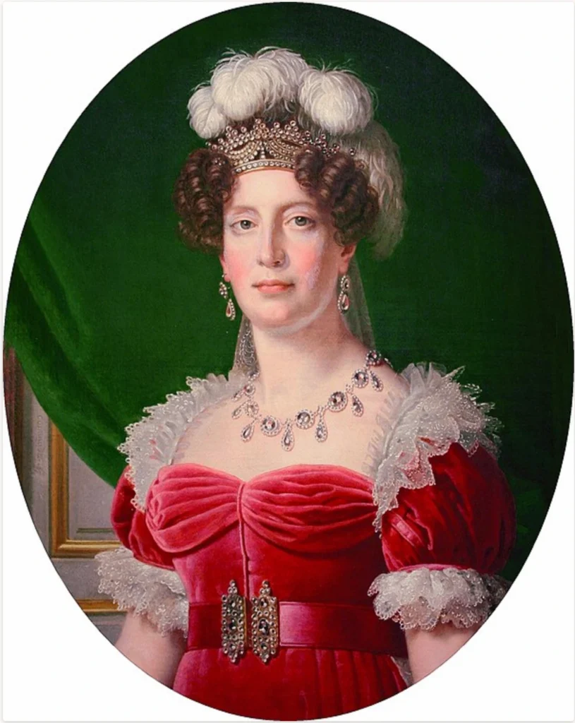 Portrait de Marie Thérèse Charlotte de France, Duchesse d'Angoulême, dite Madame Royale (1778-1851) portant une ceinture décorative sous Louis XVI Portrait de Madame Royale Marie-Thérèse de France portant une ceinture décorative style Empire